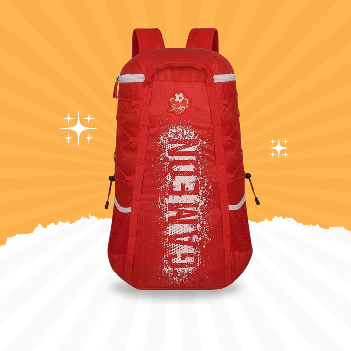 Premium Sports Backpack for Boys & Girls – Lightweight Travel, School & Gym Bag | Red