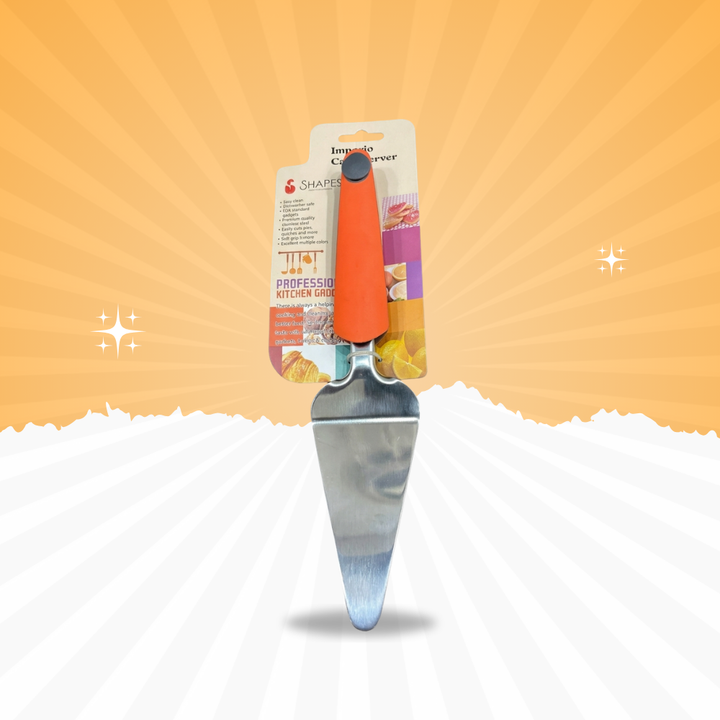 Stainless Steel Cake Server – Triangle Pastry & Pizza Serving Tool | Baniyabudgetstore