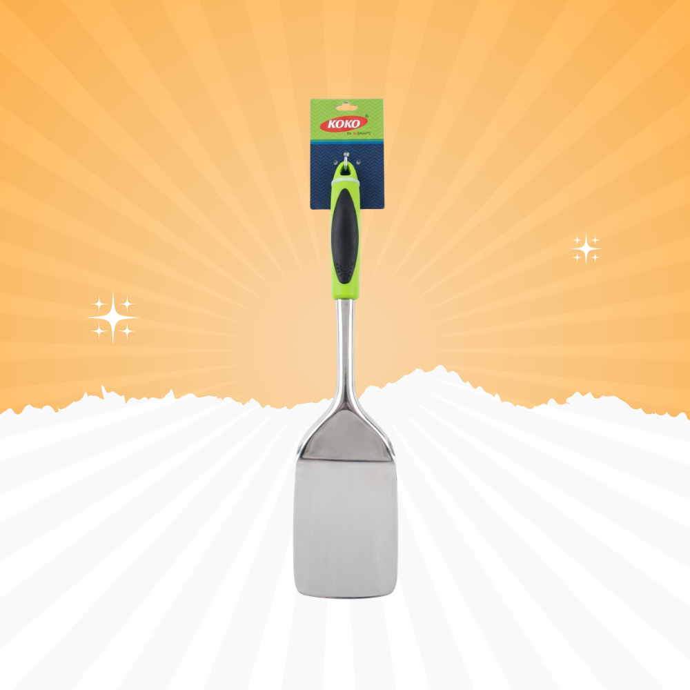 Stainless Steel Turner Spatula – Heavy Duty Cooking & Flipping Tool | Baniyabudgetstore