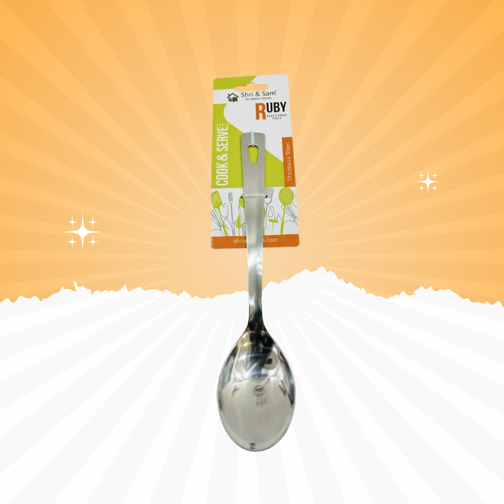 Stainless Steel Serving Spoon – Heavy Duty Cooking & Serving Spoon | Baniyabudgetstore