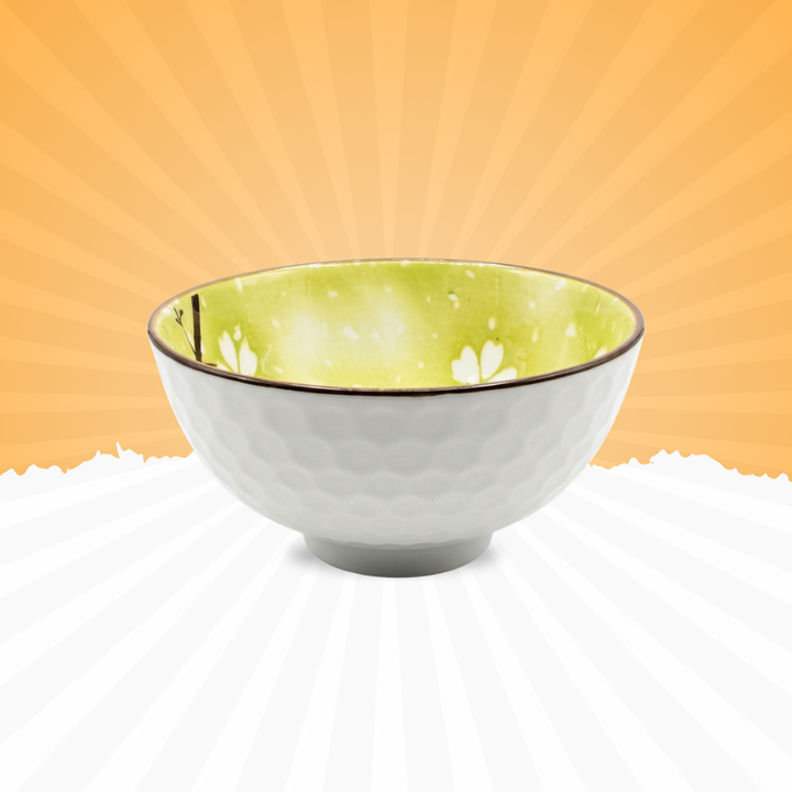 Elegant Green Inner Ceramic Bowl – Premium Finish | Baniyabudgetstore Exclusive