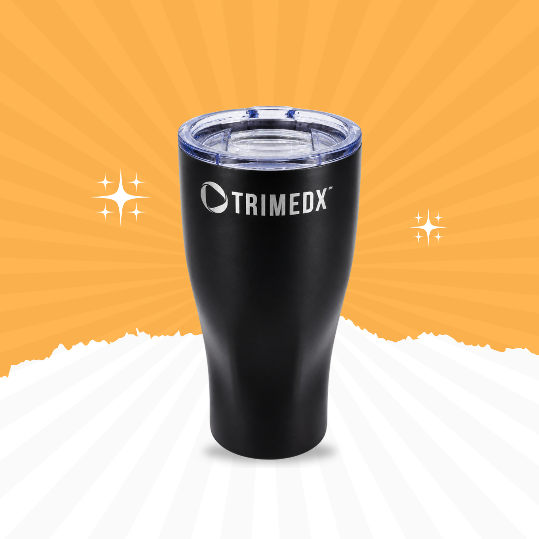 Premium Stainless Steel Vacuum Insulated Tumbler – Hot & Cold Travel Mug with Lid | Matte Black