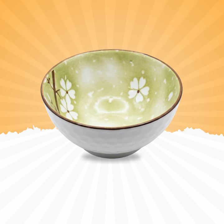 Elegant Green Inner Ceramic Bowl – Premium Finish | Baniyabudgetstore Exclusive