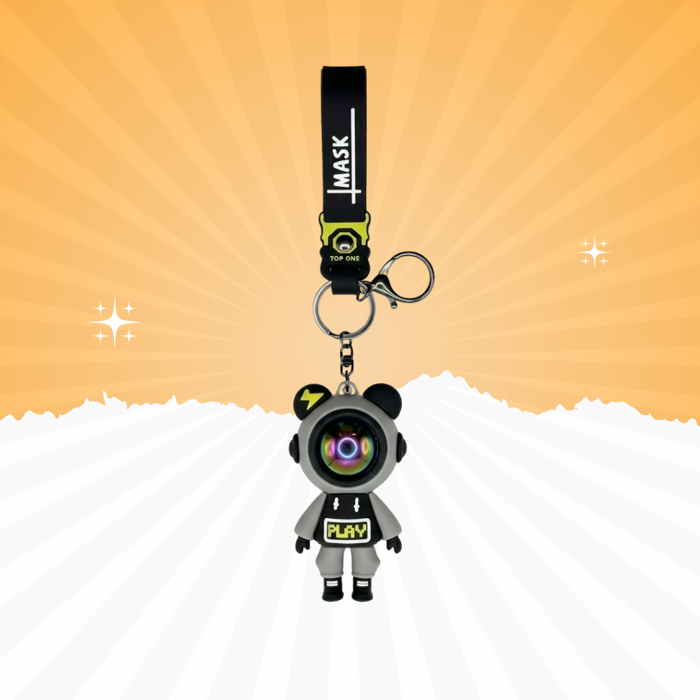 Robot Camera Keychain – Unique & Trendy Gadget Style Accessory