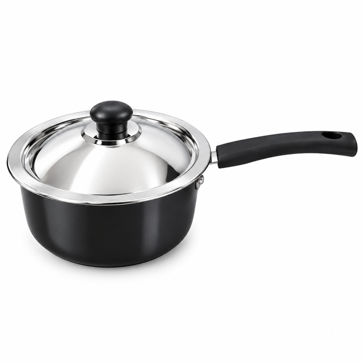 Savya Home 3MM HA Saucepan with Lid – 1.5 Litre (18 cm)