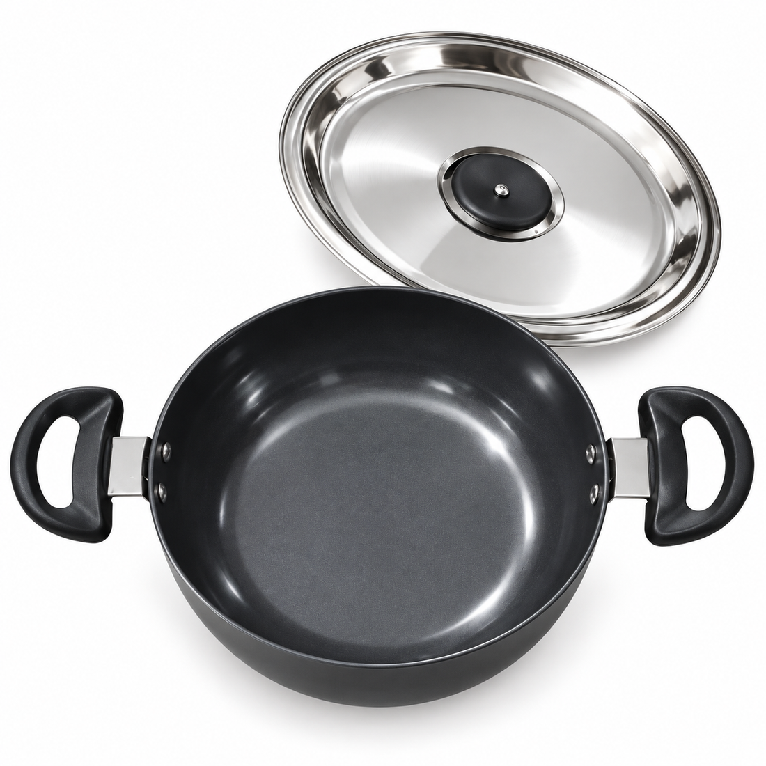 Deep Kadai – 2.1 Litre (22 cm)  3MM  ( Savya Home )